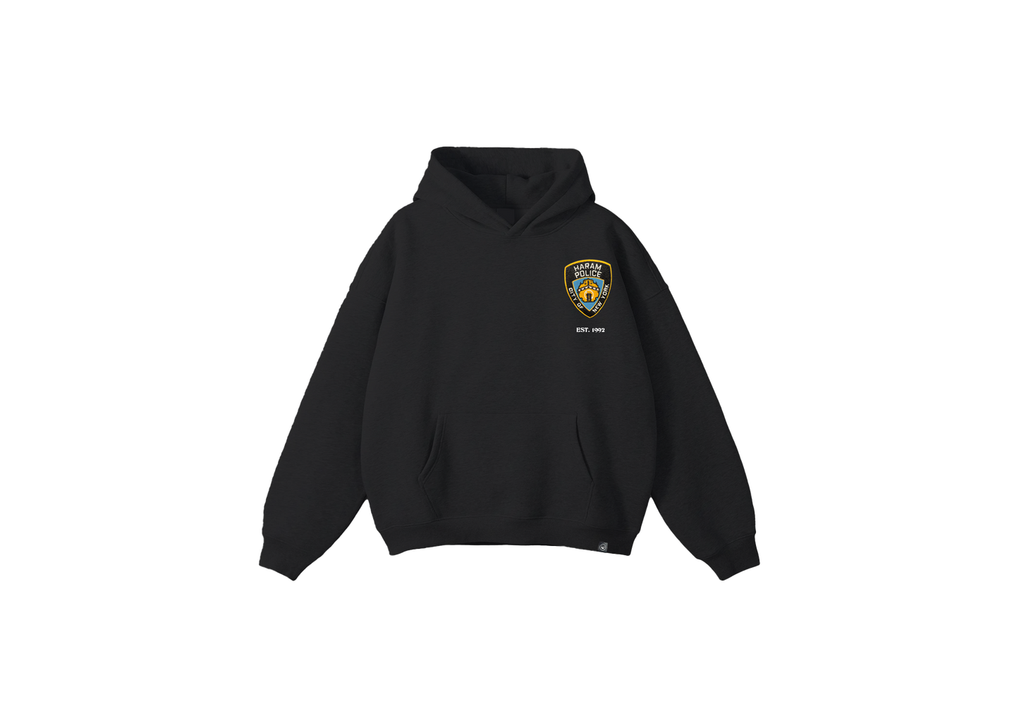 HARAM POLICE HOODIE - BLACK (RUNS SMALL, MUST SIZE UP)