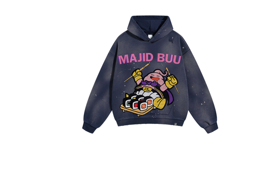 MAJID BUU DISTRESSED HOODIE